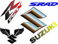 Custom SUZUKI Decals and SUZUKI Stickers. Any Size & Color