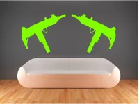 GUN WALL DECALS and GUN WALL STICKERS