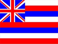 Hawaii State Flag Decal / Sticker 02