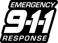 Emergency Response 911 Decal / Sticker 03