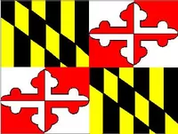 Maryland State Flag Decal / Sticker