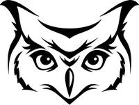 Owl Decal / Sticker 03