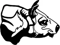 Bulls Mascot Decal / Sticker