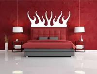 FLAME, FIRE and TRIBAL WALL DECALS and WALL STICKERS