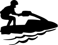 Jet-Ski Decal / Sticker 01