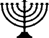 Menorah Decal / Sticker 01