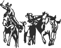 Cowboy Decal / Sticker 03