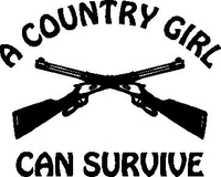 A Country Girl Can Survive Decal / Sticker