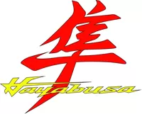 Red, Yellow and Black Suzuki Hayabusa Decal / Sticker 26