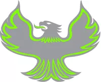 Lime Green Phoenix Bass Boats Decal / Sticker 24