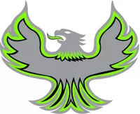 Lime Green Phoenix Bass Boats Decal / Sticker 26