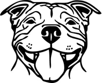 Pitbull Decal / Sticker 14