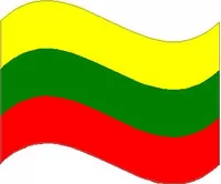 Lithuania Waving Flag Decal / Sticker 02