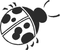 Ladybug Decal / Sticker 01