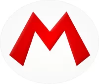 Mario M Oval Decal / Sticker 06