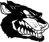 Cougars / Panthers Mascot Decal / Sticker