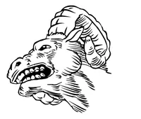 Rams Mascot Decal / Sticker 4