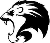 Lions Head Mascot Decal / Sticker