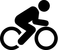 Cyclist Decal / Sticker 02