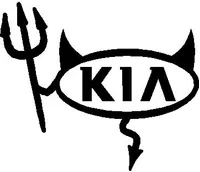 KIA Devil Decal / Sticker