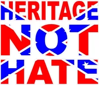 Heritage Not Hate Confederate Flag Decal / Sticker 01