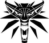 The Witcher Wolf Decal / Sticker 01