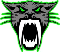 Arctic Cat Head Decal / Sticker 13 Green