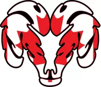 Canadian Flag Ram Decal / Sticker 03