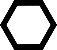 Hexagon Decal / Sticker 02