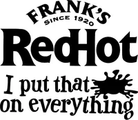 Frank's Red Hot I Put That On Everything Decal / Sticker 04