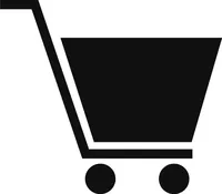 Shopping Cart Decal / Sticker 01