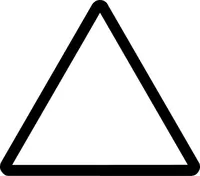 Hazard Triangle Sign Decal / Sticker 01