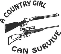 A Country Girl Can Survive Decal / Sticker