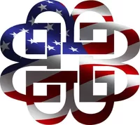 Breaking Benjamin American Flag Decal / Sticker 04