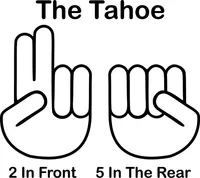 The Tahoe Shocker Decal / Sticker 01