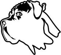 Cane Corso Decal / Sticker 02