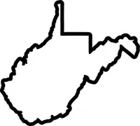 West Virginia Decal / Sticker 02