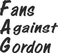 Fans Against Gordon Decal / Sticker