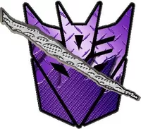 Torn / Ripped Decepticon Decal / Sticker