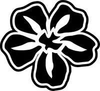 Dove Flower Decal / Sticker 08