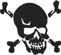 Skull Decal / Sticker 06