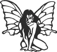 Butterfly Girl Decal / Sticker
