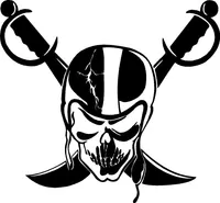 Raider Nation Decal / Sticker 01