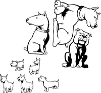 Dog Mascot Decal / Sticker