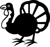 Turkey Decal / Sticker 03