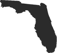 Florida Outline Decal / Sticker 01