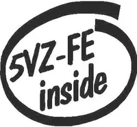 Toyota 5VZ-FF Inside Decal / Sticker