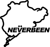 Nurburgring Neverbeen Decal / Sticker 03
