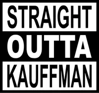 Straight Outta Kauffman Royals Decal / Sticker 01