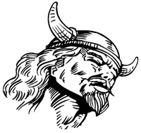 Vikings Mascot Decal / Sticker 6